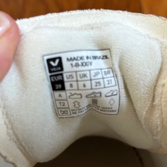 VEJA CAMPO LEATHER WHITE ORANGE - Picture 8 of 8